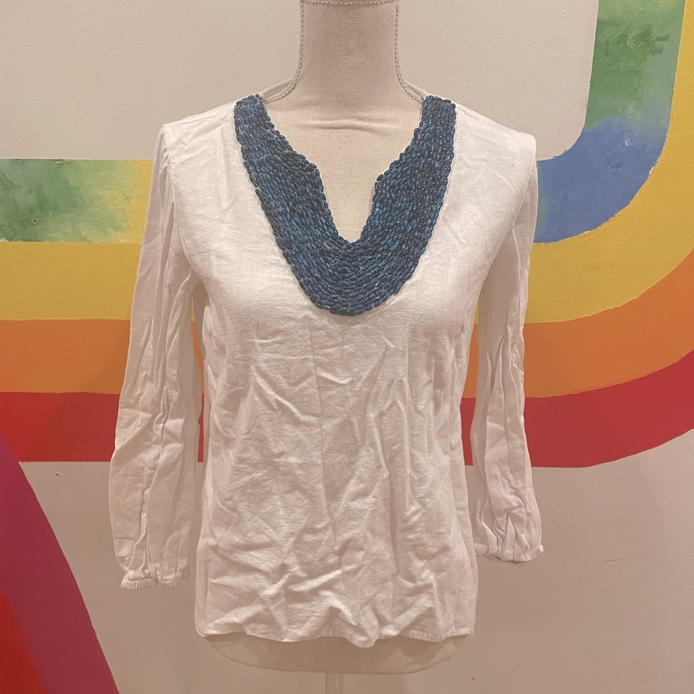 Isaac Mizrahi Blouse 💚 5/$25
